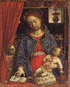 FOPPA, Vincenzo Madonna and Child with an Angel oil painting on canvas